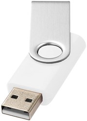 Obrázky: Twister basic bílo-stříbrný USB disk 32GB