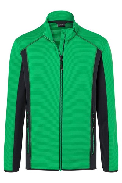 Obrázky: STRETCH FLEECE JACKET 200 zeleno-antracitová S, Obrázek 4