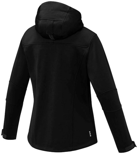 Obrázky: Dámská SOFTSHELL bunda Match ELEVATE černá XL, Obrázek 3