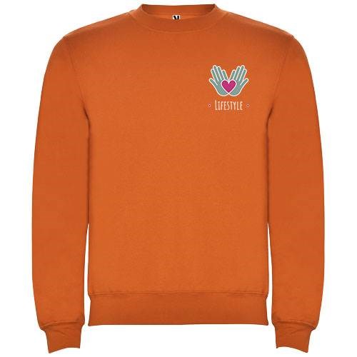 Obrázky: Unisex mikina Clasica 280, oranžová 3XL, Obrázek 3