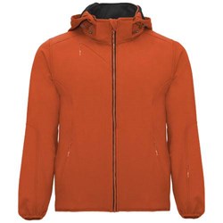 Obrázky: Oranžová unisex softshellová bunda Siberia XXL