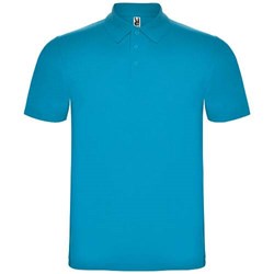 Obrázky: Tyrkysová unisex polokošile Austral 180, XL