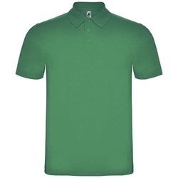 Obrázky: Zelená unisex polokošile Austral 180, M