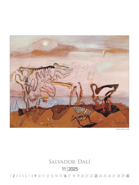 Obrázky: SALVADOR DALÍ, nástěnný kalendář 420x560 mm, Obrázek 12