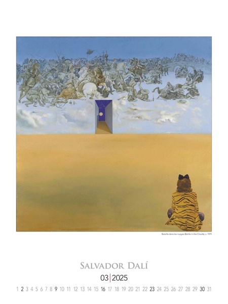 Obrázky: SALVADOR DALÍ, nástěnný kalendář 420x560 mm, Obrázek 4