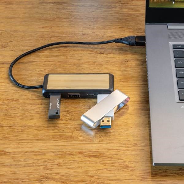 Obrázky: USB rozbočovač duální vstup Link z RCS plast/bambus, Obrázek 6