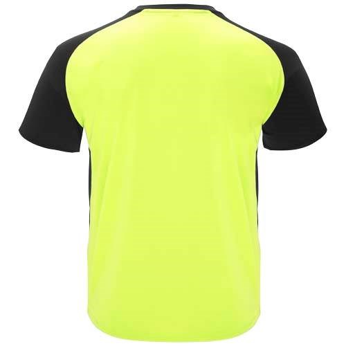 Obrázky: Dětské sport. triko, 140g, fluor.žluto-černé, vel.4, Obrázek 2