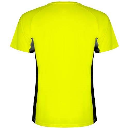 Obrázky: Dětské sportovní triko 140g, fluor. žluté, vel. 4, Obrázek 2