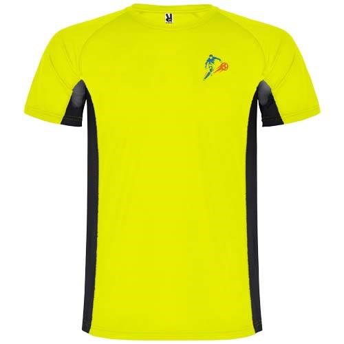 Obrázky: Dětské sportovní triko 140g, fluor. žluté, vel. 4, Obrázek 7