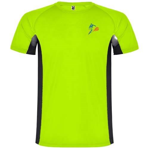 Obrázky: Dětské sportovní triko 140g, fluor. zelené, vel. 4, Obrázek 7