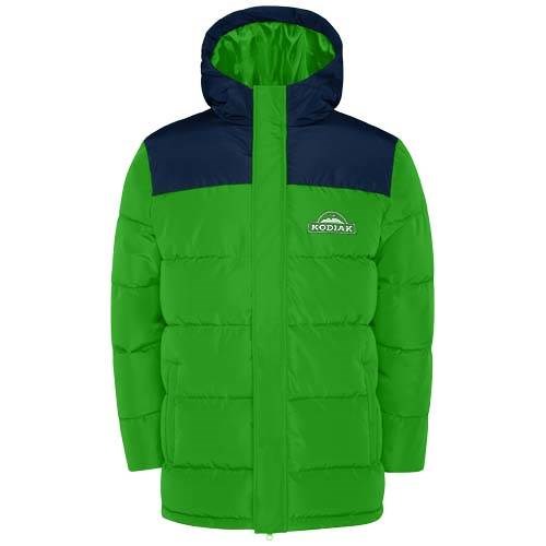 Obrázky: Unisex zatepl.bunda Tallin tm.zelená/nám.modrá 3XL, Obrázek 3