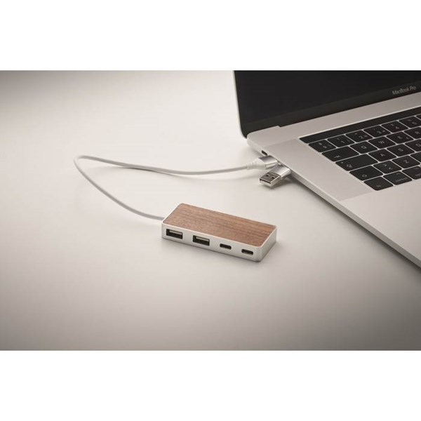 Obrázky: USB hub/ rozbočovač 4 porty, délka kabelu 27,5 cm, Obrázek 5