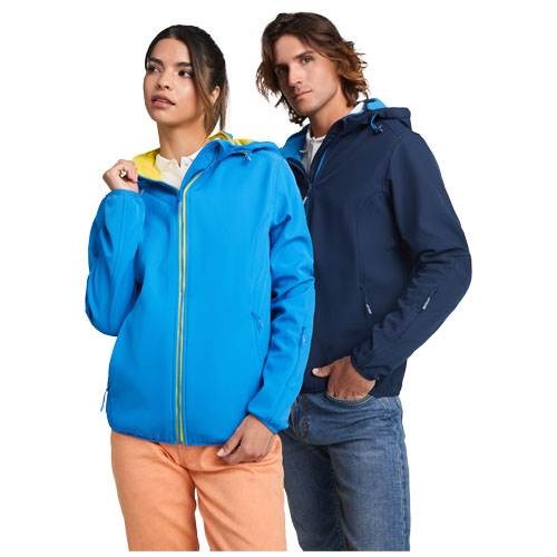 Obrázky: Modrá unisex softshellová bunda Siberia L, Obrázek 13