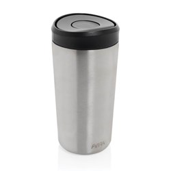 Obrázky: Stříbrný termohrnek 400ml RCS recykl.nerezové oceli