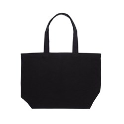 Obrázky: Černá nákupní/plážová taška z polybavlny 340g
