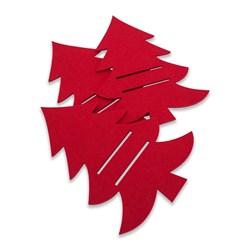 Obrázky: Vánoční kapsička na příbory z plsti