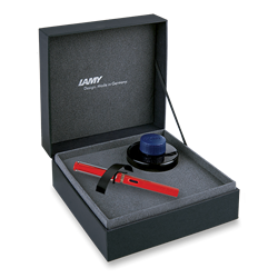 Obrázky: Plnicí pero LAMY safari shiny red + inkoust