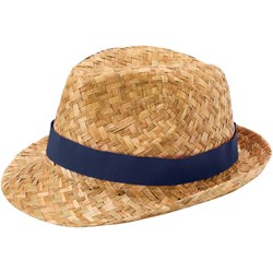 Obrázky: Slaměný klobouk, námořně modrá stuha