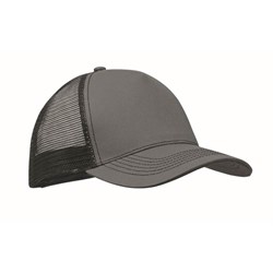 Obrázky: Kšiltovka trucker s 5 panely, tmavě šedá