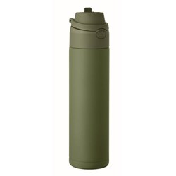 Obrázky: Dvoustěnná nerez. láhev 500 ml, tmavě zelená
