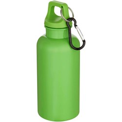 Obrázky: Plastová RCS láhev 400ml s karabinou, sv. zelená