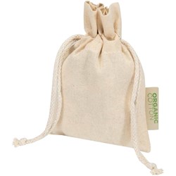 Obrázky: Dárková taška 140 g, org. bavlna OCS – 15 x 10 cm