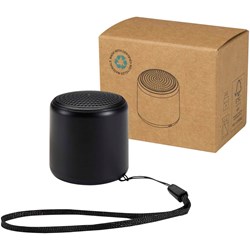 Obrázky: Černý 3W bezdrát. Bluetooth® reproduktor z rec. ABS
