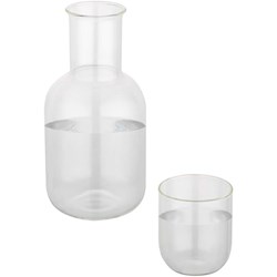 Obrázky: Skleněná karafa 850ml se skleněným pohárkem 200ml